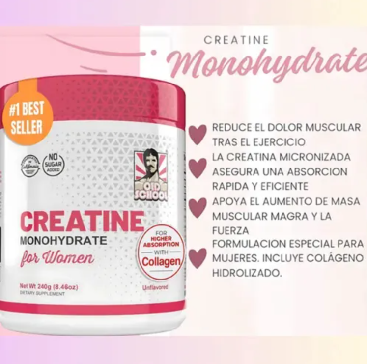 CREATINA OLD SCHOOL X3 UNIDADES